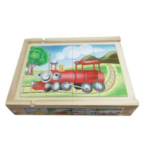 Educational Wooden Puzzle Box 4 in 1 Wooden Toys